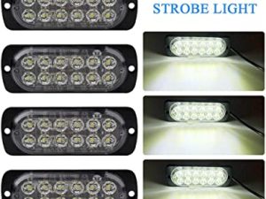 Estroboscópica blanca 12 led