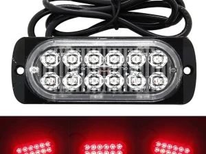 Estroboscópica roja 12 led