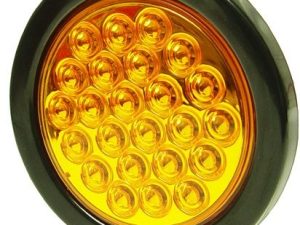 Foco de luz trasera ambar 24 led