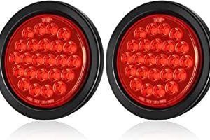 Luz de freno roja trasera 24 led