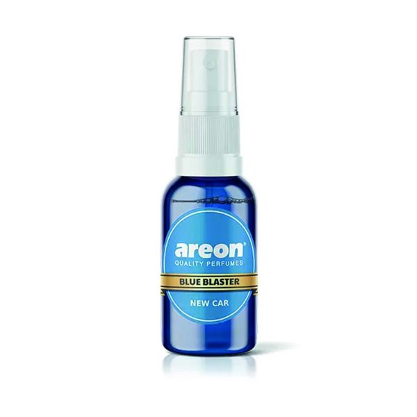Spray Blue Baster new car